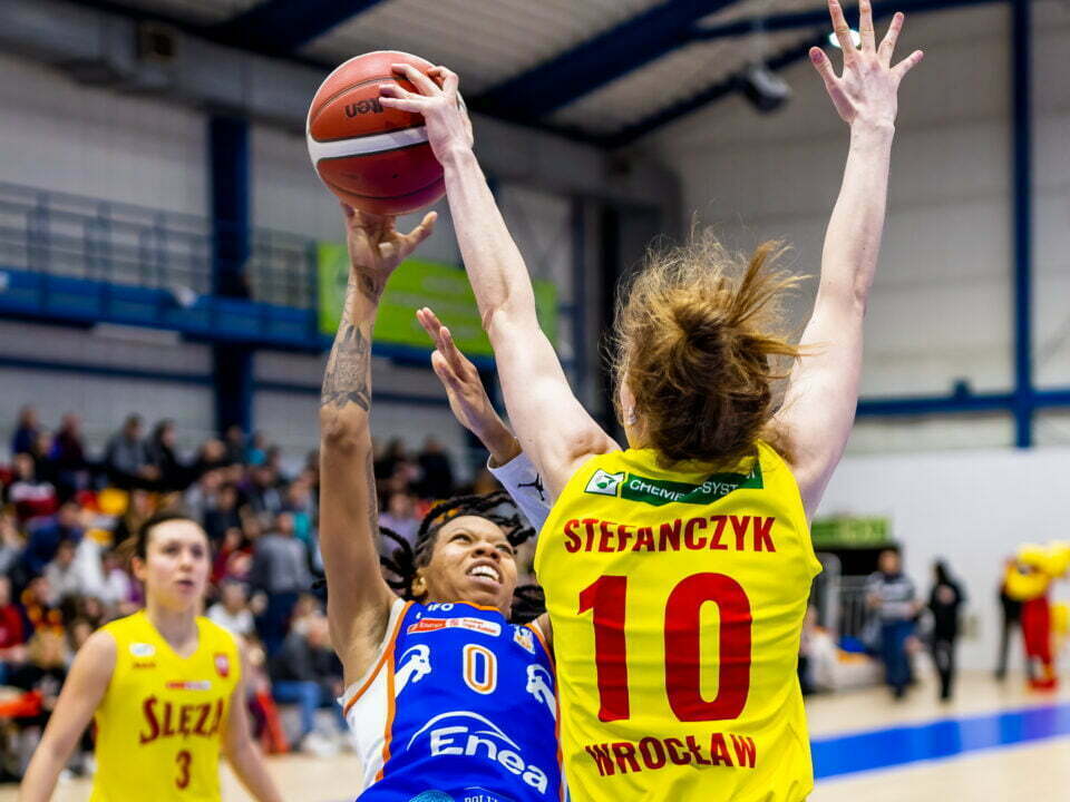 2023-01-15 1KS Ślęza Wrocław vs Enea AZS Politechnika Poznań