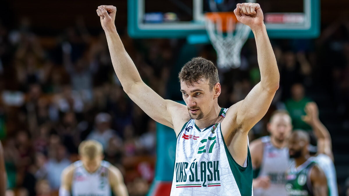 21.5.2023 Wrocław, Półfinały - 2 mecz Energa Basket Liga: WKS Śląsk Wrocław vs Legia Warszawa; Na zdjęciu: Ivan Ramljak #27 | fot. Paweł Wala/sport.zuzka.pl