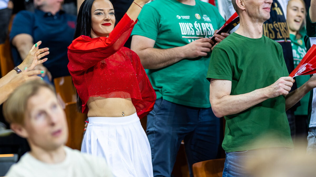 12.6.2023 Wrocław, Występ zespołu Cheerleaders Wrocław na meczu: WKS Śląsk Wrocław vs King Szczecin (Energa Basket Liga) | fot. Paweł Wala/sport.zuzka.pl
