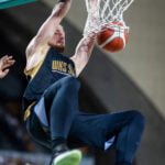 12.6.2023 Wrocław, Finał - 5 mecz Energa Basket Liga: WKS Śląsk Wrocław vs King Szczecin; Na zdjęciu: Aleksander Dziewa #11 | fot. Paweł Wala/sport.zuzka.pl