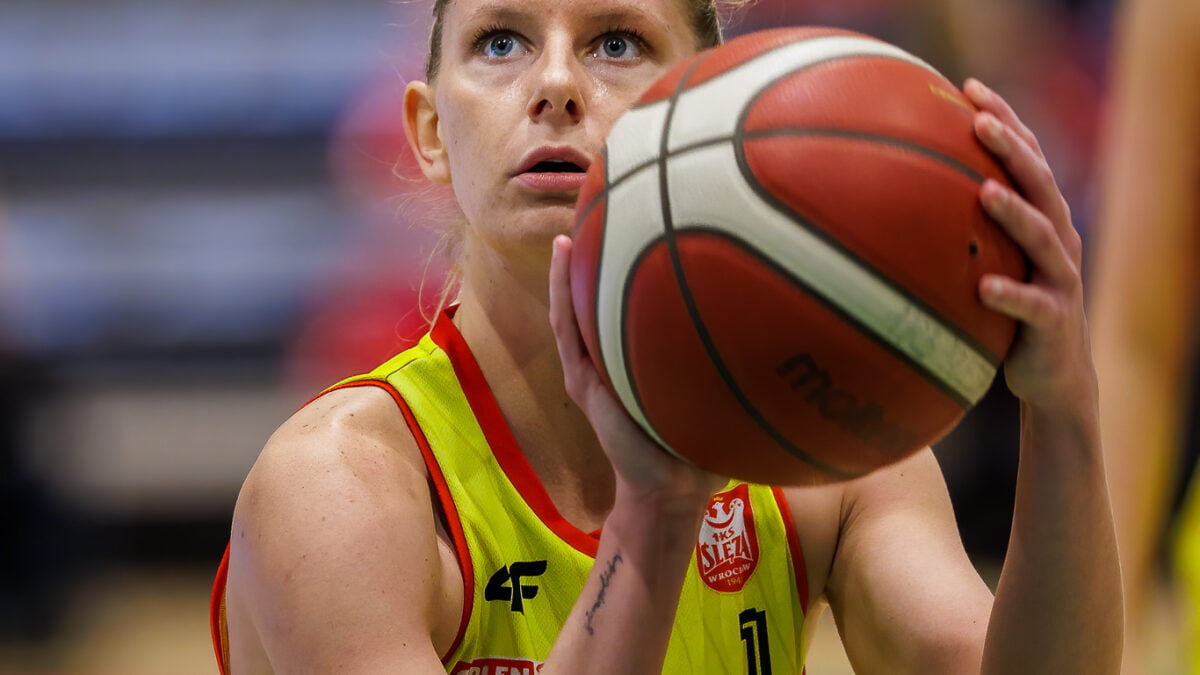 13.1.2024 Wrocław, Etap I - 16 kolejka Orlen Basket Liga Kobiet: 1KS Ślęza Wrocław vs Enea AZS Politechnika Poznań | fot. Paweł Wala/sport.zuzka.pl